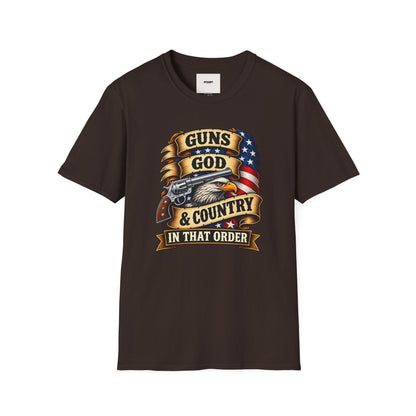 Guns God & Country Graphic T-Shirt