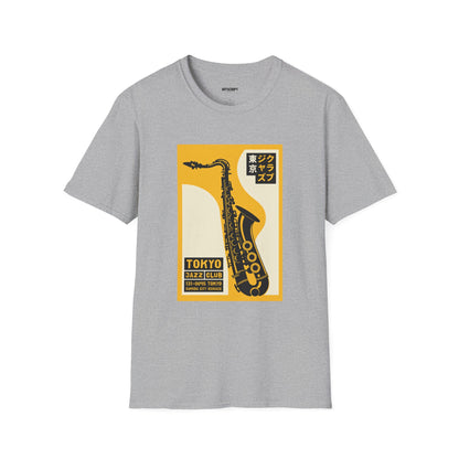 Tokyo Jazz Club Saxophone Poster T-Shirt