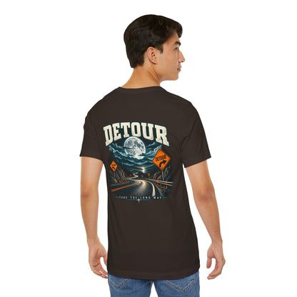 Detour Take the Long Way Road Trip Graphic T-Shirt