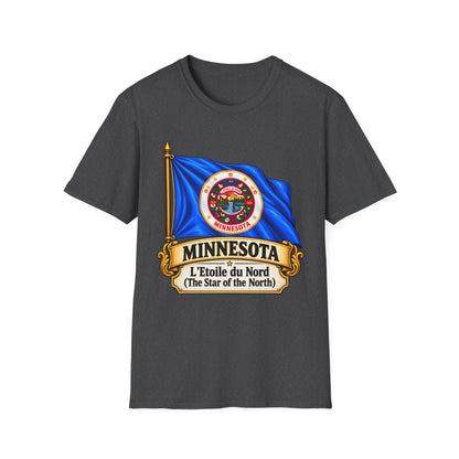 Minnesota Flag T-Shirt — "L'Étoile du Nord" State Pride Tee