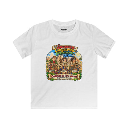 Kids Adventure T‑Shirt — "The Adventures of Langstrom & Pepperwood" Fantasy Design