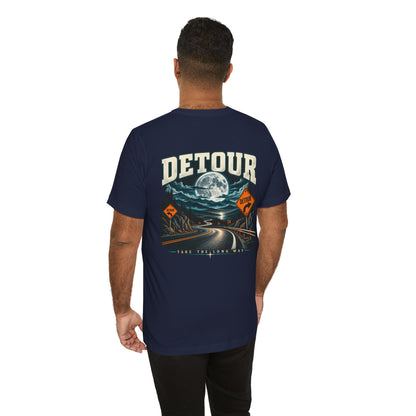 Detour Take the Long Way Road Trip Graphic T-Shirt