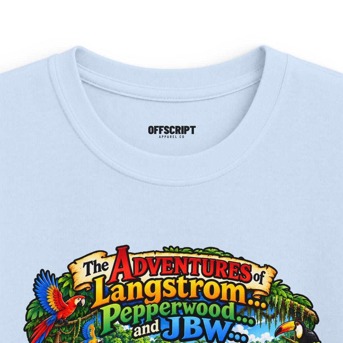 Kids Adventure Tee — 'The Adventures of Langstrom & Pepperwood' Vintage Storybook Graphic