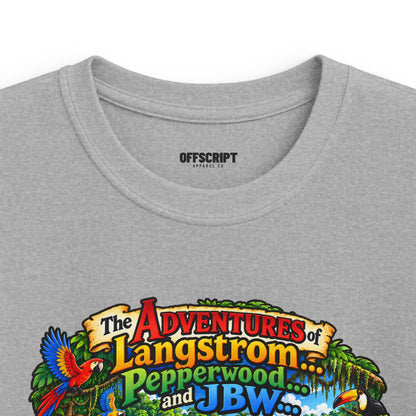 Kids Adventure Tee — 'The Adventures of Langstrom & Pepperwood' Vintage Storybook Graphic