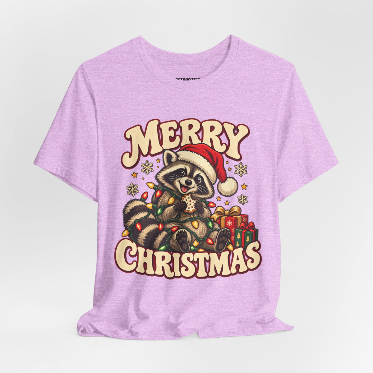 Merry Christmas Raccoon Tee