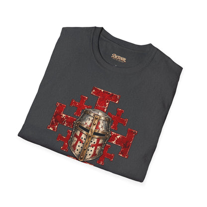 Deus Vult Crusader Shield T-Shirt