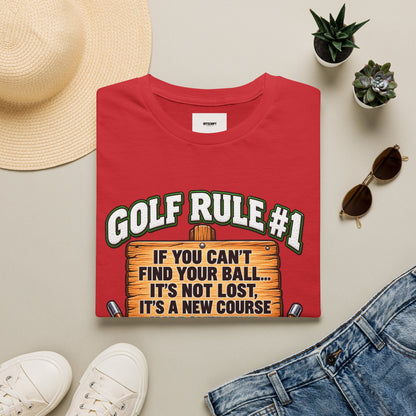 Golf Rule #1 T-Shirt — If You Can’t Find Your Ball Funny Golf Shirt