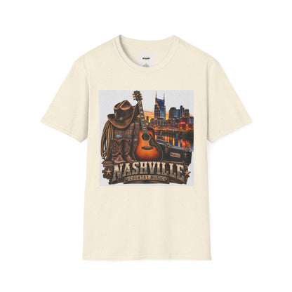 Nashville Skyline Guitar T-Shirt