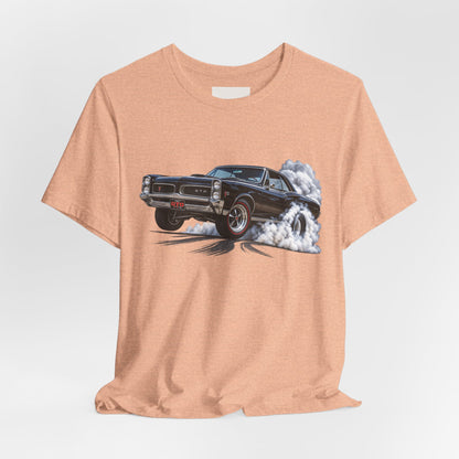 Vintage Muscle Car Tee — Burnout Classic Car Graphic T-Shirt