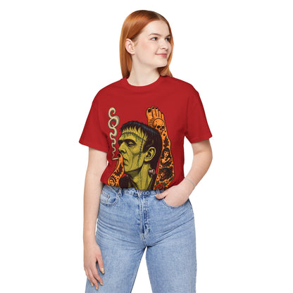 Vintage Frankenstein Smoking Monster T-Shirt
