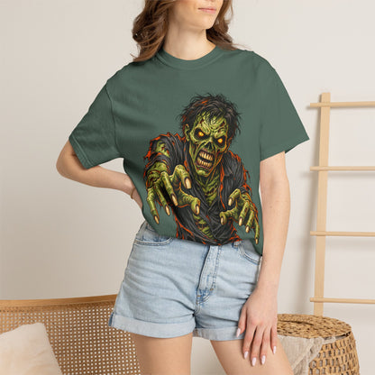 Zombie Attack T‑Shirt — Graphic Horror Tee for Halloween & Horror Fans