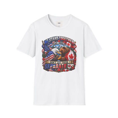 Patriotic "We Stand Together As One" T-Shirt