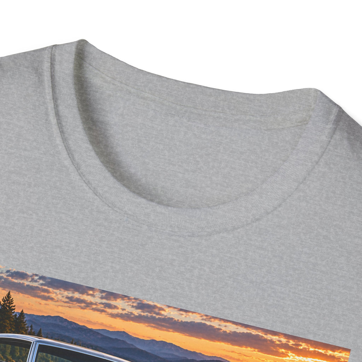 Classic Muscle Car T-Shirt – Vintage Oldsmobile Sunset Graphic Tee