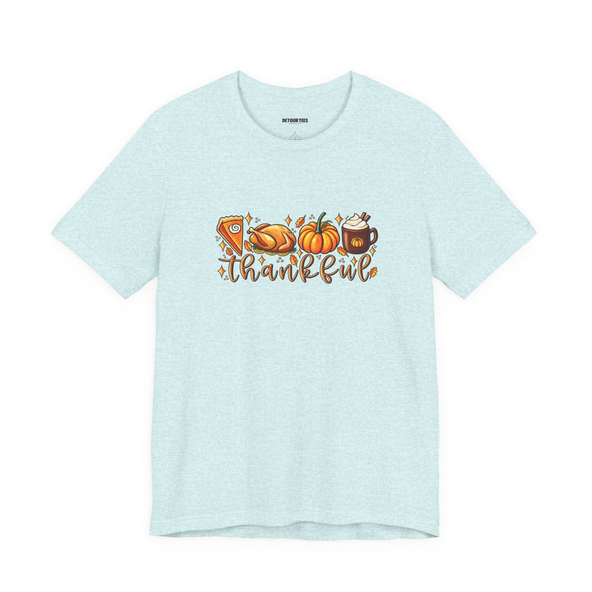 Thankful Harvest Tee — Thanksgiving Pumpkin & Pie Fall Shirt