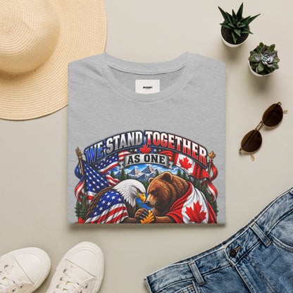 Patriotic "We Stand Together As One" T-Shirt