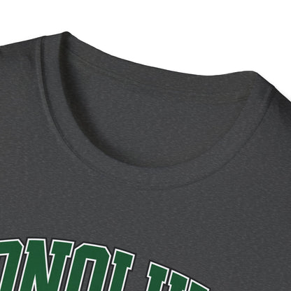 Honolulu Arch Logo T-Shirt — Vintage Collegiate Hawaii Tee