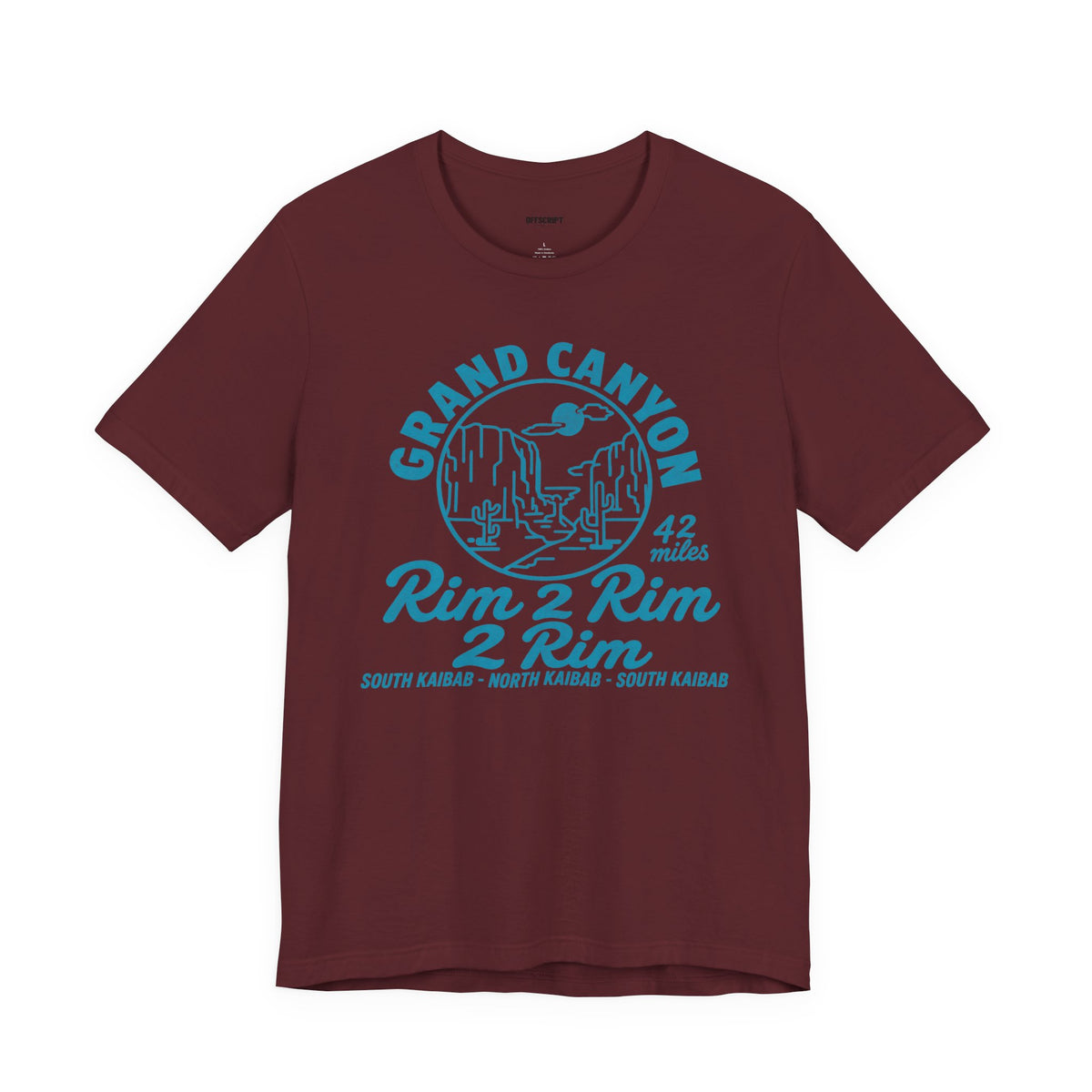 Grand Canyon Rim 2 Rim Graphic Tee — 42 Miles Adventure T-Shirt