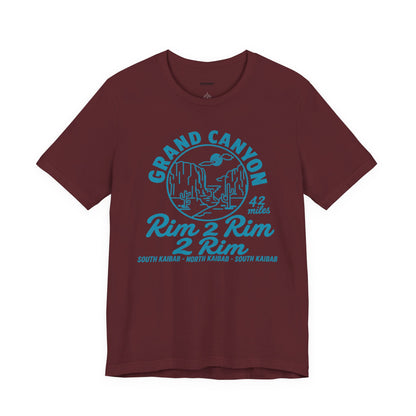 Grand Canyon Rim 2 Rim Graphic Tee — 42 Miles Adventure T-Shirt
