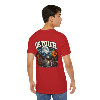 Detour Take the Long Way Road Trip Graphic T-Shirt