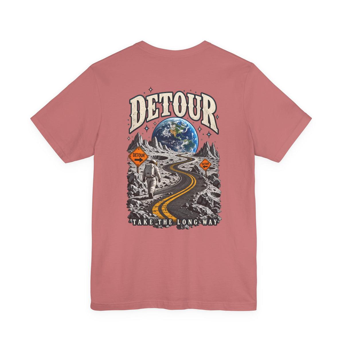 Detour Adventure Tee — 'Take the Long Way' Graphic T‑Shirt