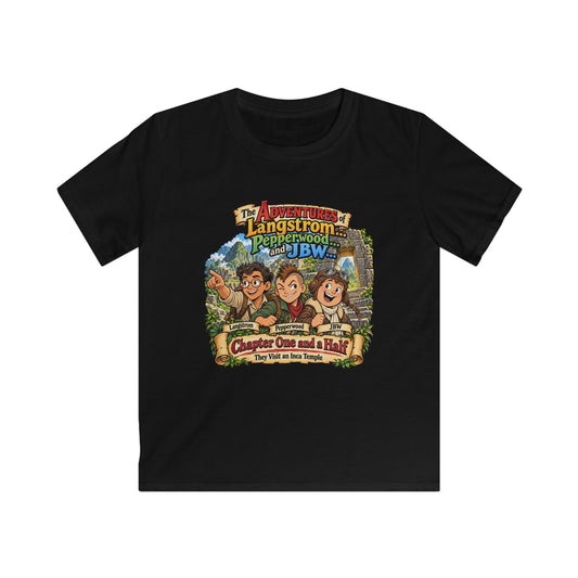Kids Tee — "The Adventures of Langstrom, Pepperworth & JBW" Chapter One and a Half Illustration