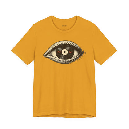 Graphic Tee — Vintage Vinyl Eye Illustration T‑Shirt