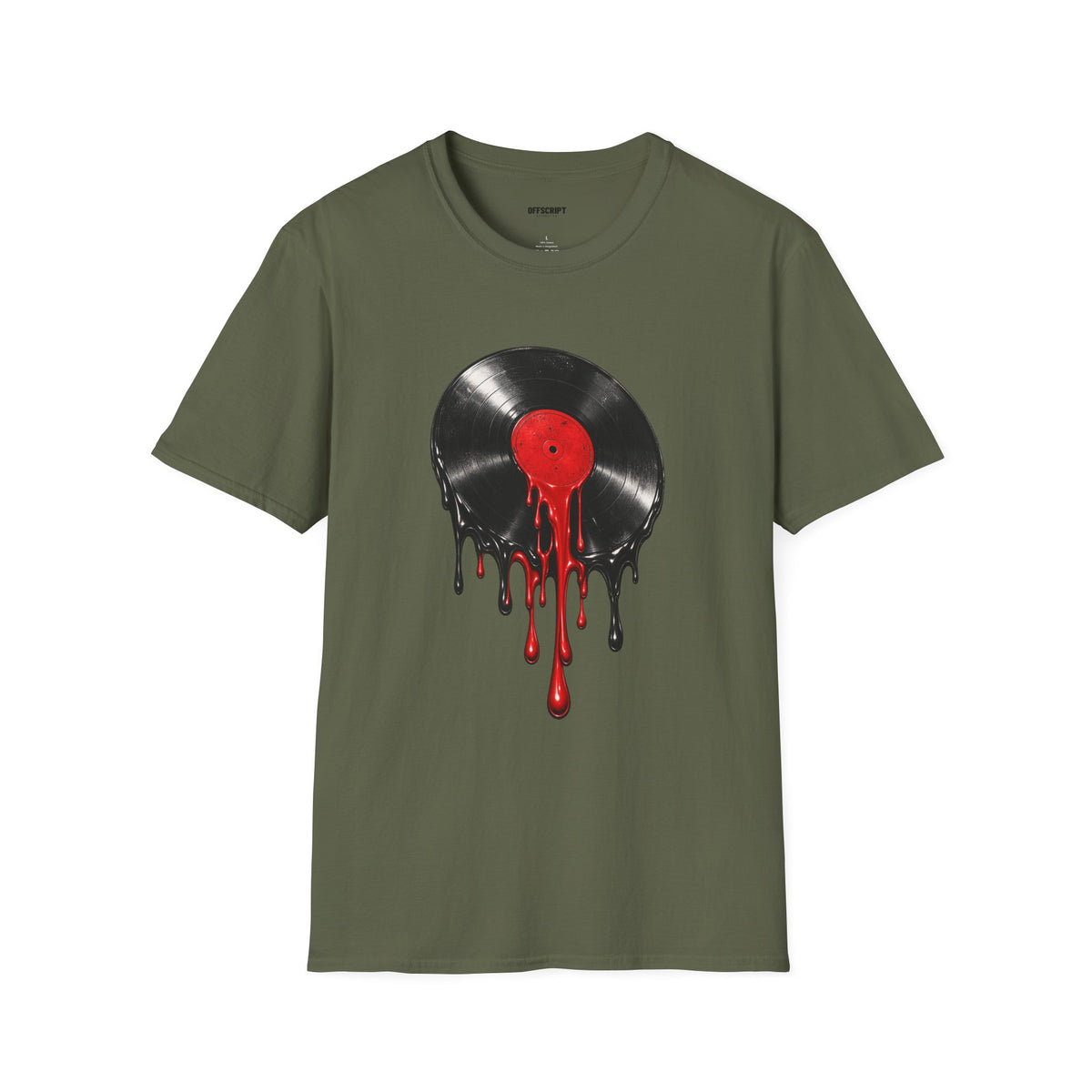 Dripping Vinyl Record T-Shirt