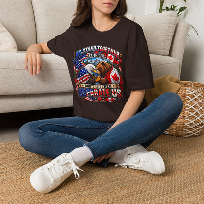 Patriotic "We Stand Together As One" T-Shirt