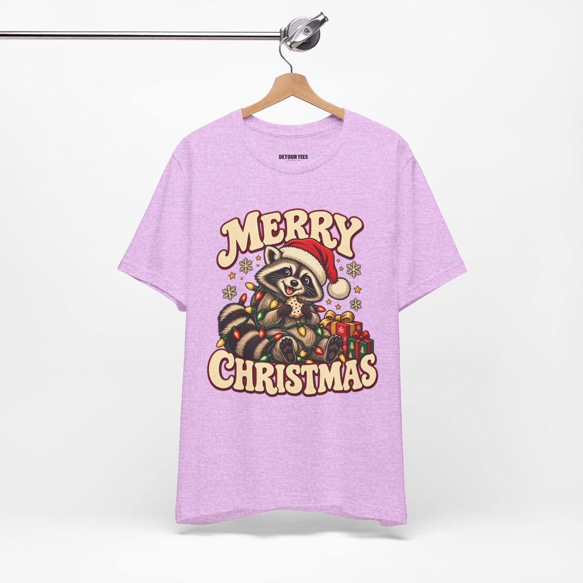 Merry Christmas Raccoon Tee