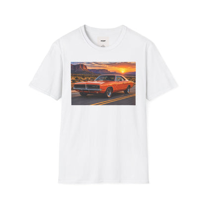 Classic Muscle Car Sunset T-Shirt