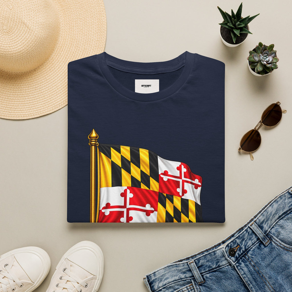 Maryland Flag T-Shirt — State Pride Graphic Tee
