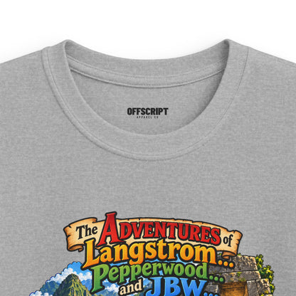 Kids Tee — "The Adventures of Langstrom, Pepperworth & JBW" Chapter One and a Half Illustration