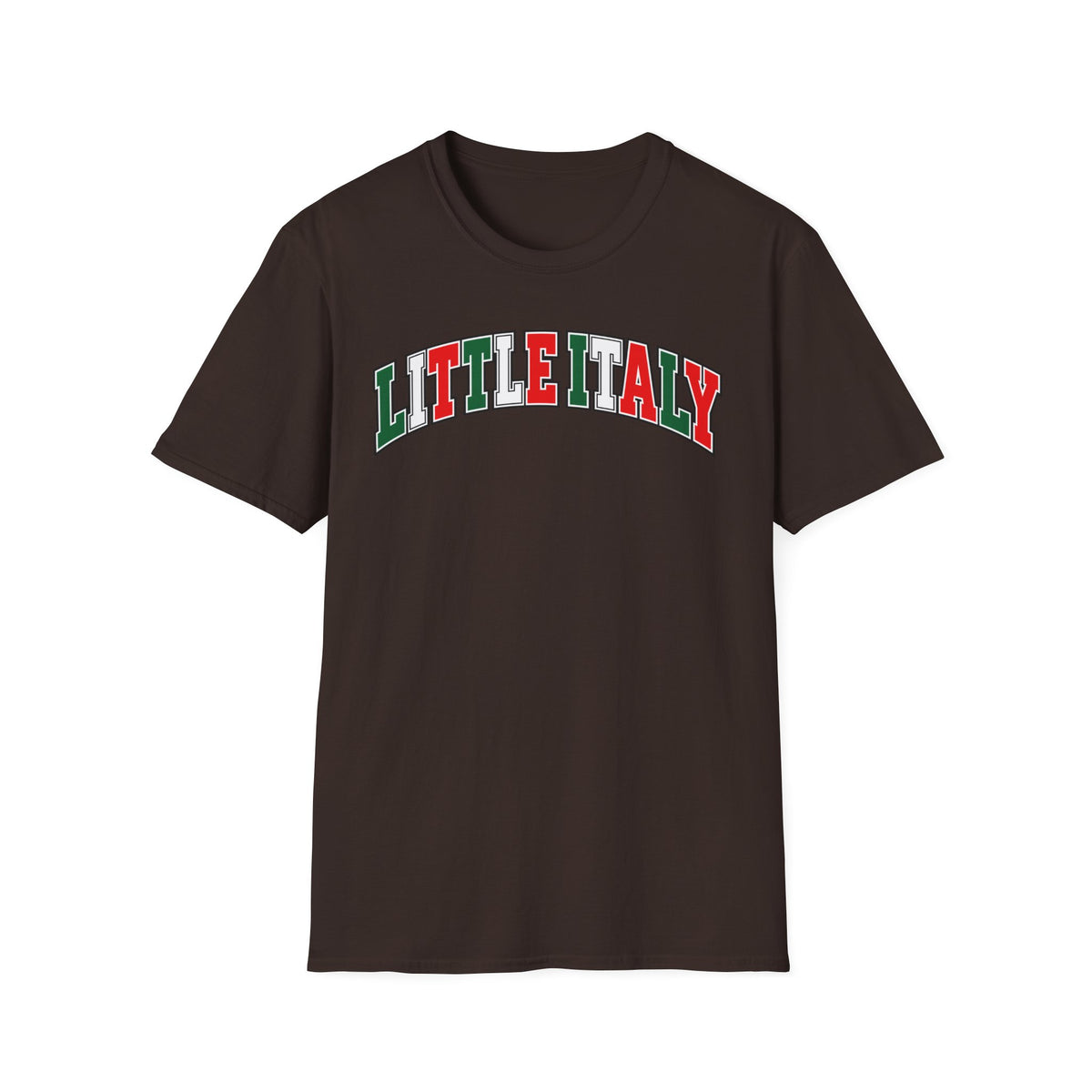 Little Italy T‑Shirt — Italian Flag Arch Graphic Tee