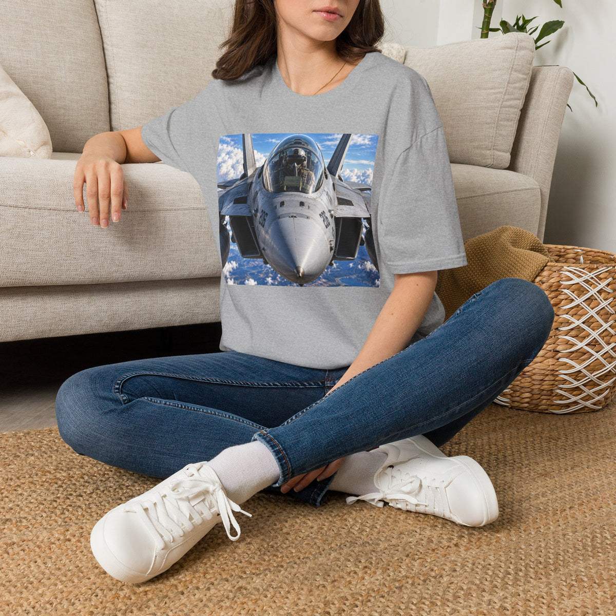Fighter Jet Pilot Photo T-Shirt