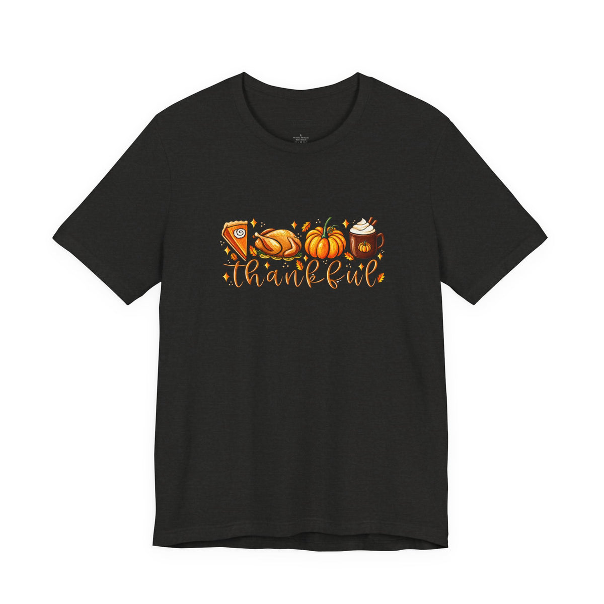 Thankful Harvest Tee — Thanksgiving Pumpkin & Pie Fall Shirt
