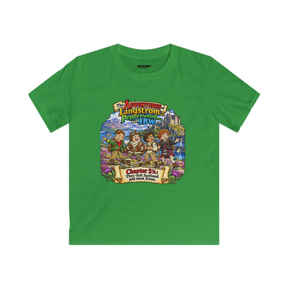 Kids Adventure Tee — 'The Adventures of Langstrom & Pepperwood' Illustrated Storybook Shirt