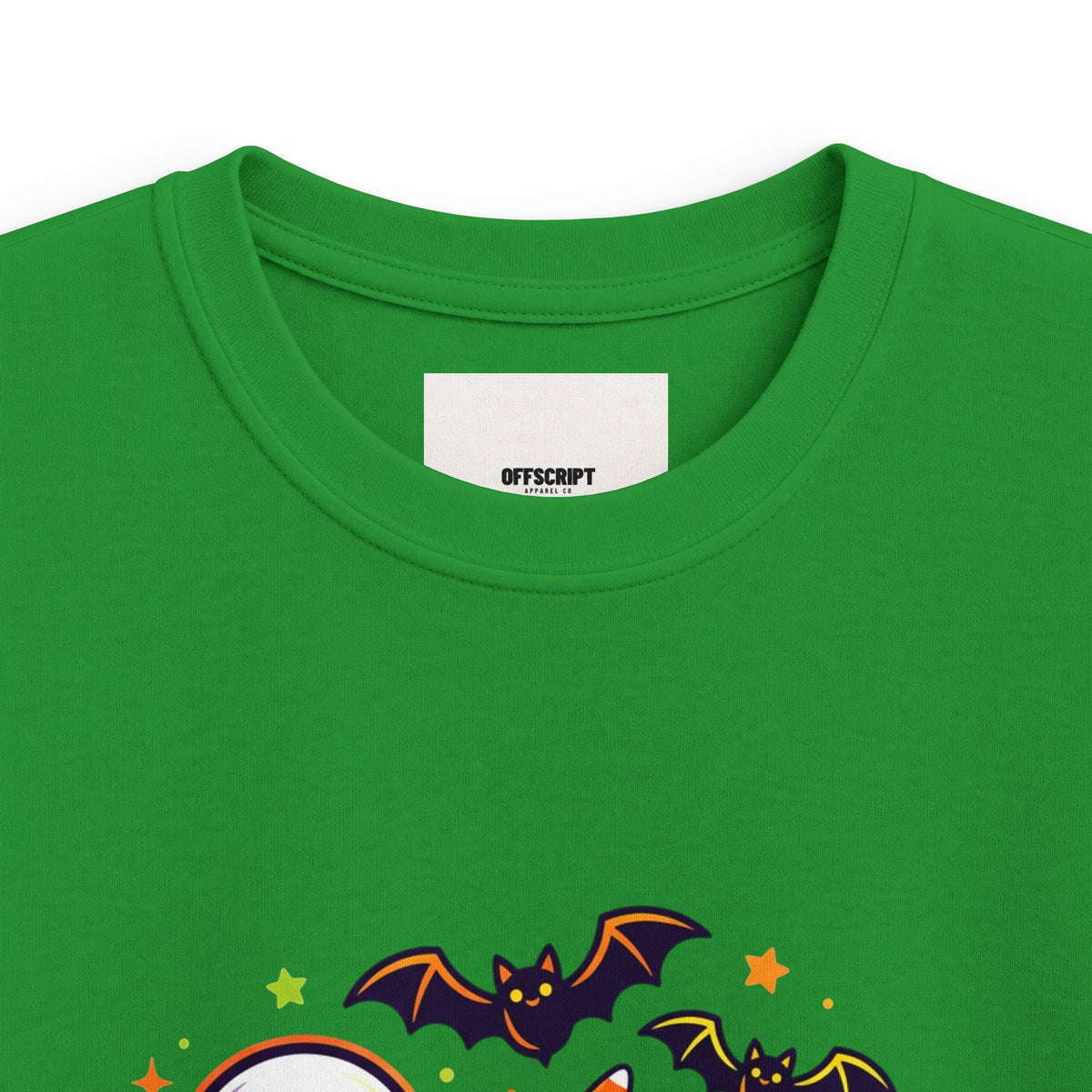 Kids Halloween Tee - Cute Ghost, Jack-O'-Lantern & Black Cat Shirt for Children