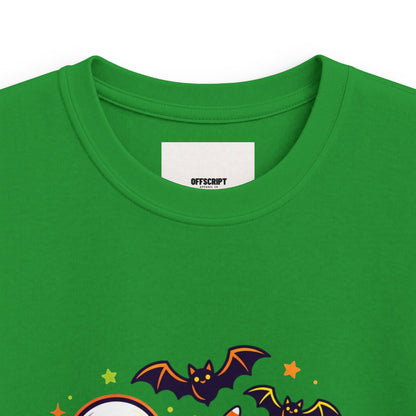 Kids Halloween Tee - Cute Ghost, Jack-O'-Lantern & Black Cat Shirt for Children