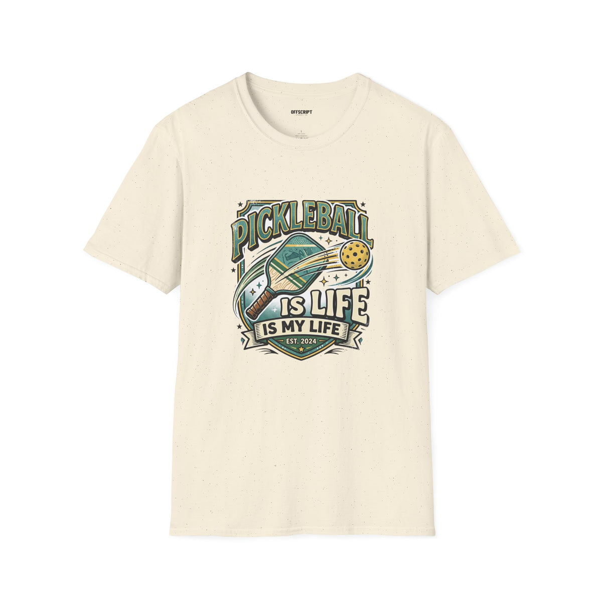 Pickleball Is Life T-Shirt — Retro Paddle & Ball Graphic Tee for Players