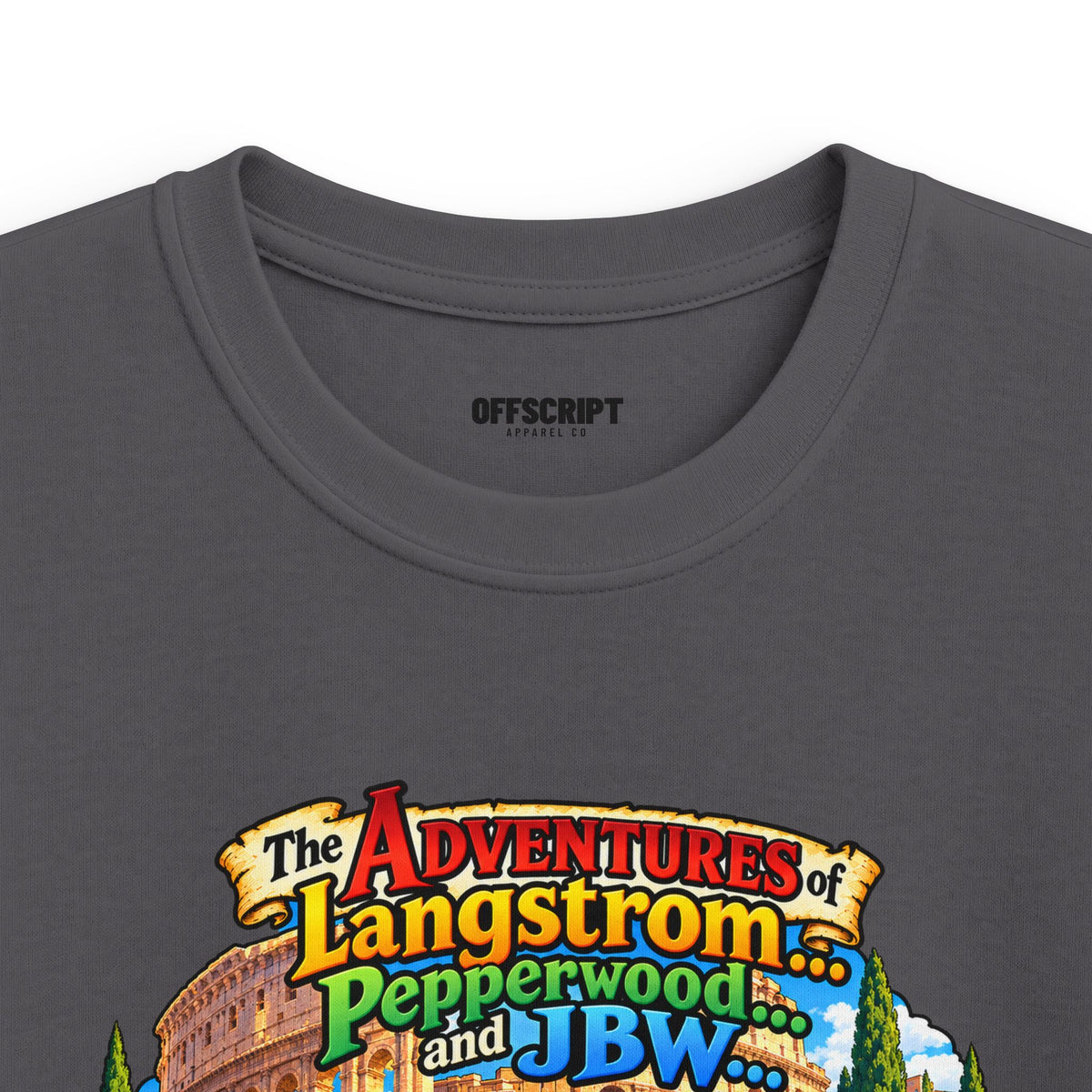 Kids Tee — 'The Adventures of Langstrom & Pepperwood' Illustrated Storybook Design