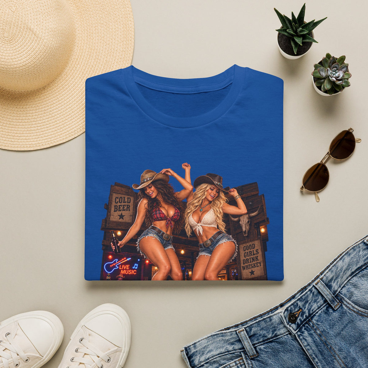 Honky Tonk Women T-Shirt — Country Cowgirl Graphic Tee