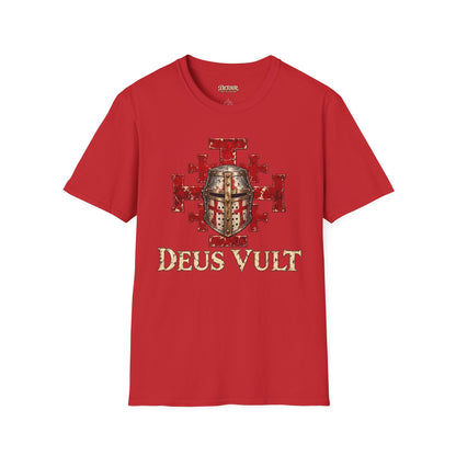 Deus Vult Crusader Shield T-Shirt