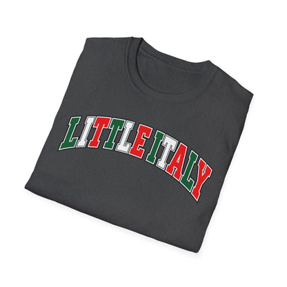 Little Italy T‑Shirt — Italian Flag Arch Graphic Tee