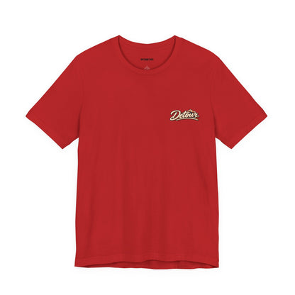 Detour Graphic Tee — 'Detour: Take the Long Way' Vintage Road Trip T‑Shirt