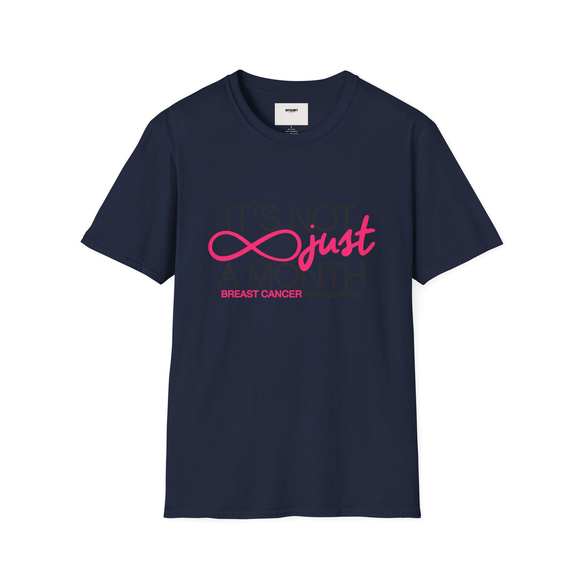 Breast Cancer Awareness T-Shirt — "It’s Not Just A Month" Pink Ribbon Tee
