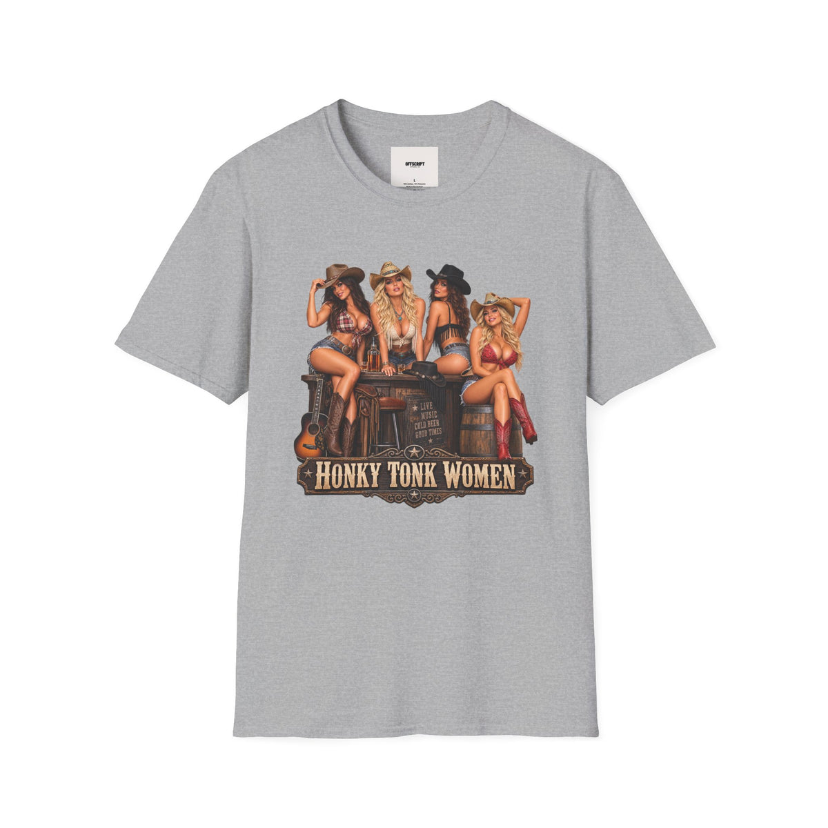 Honky Tonk Women Country Cowgirl T-Shirt