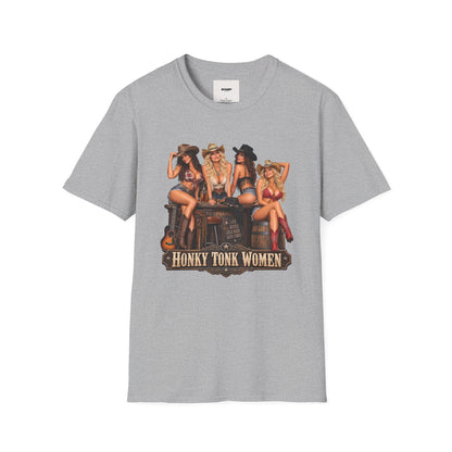 Honky Tonk Women Country Cowgirl T-Shirt