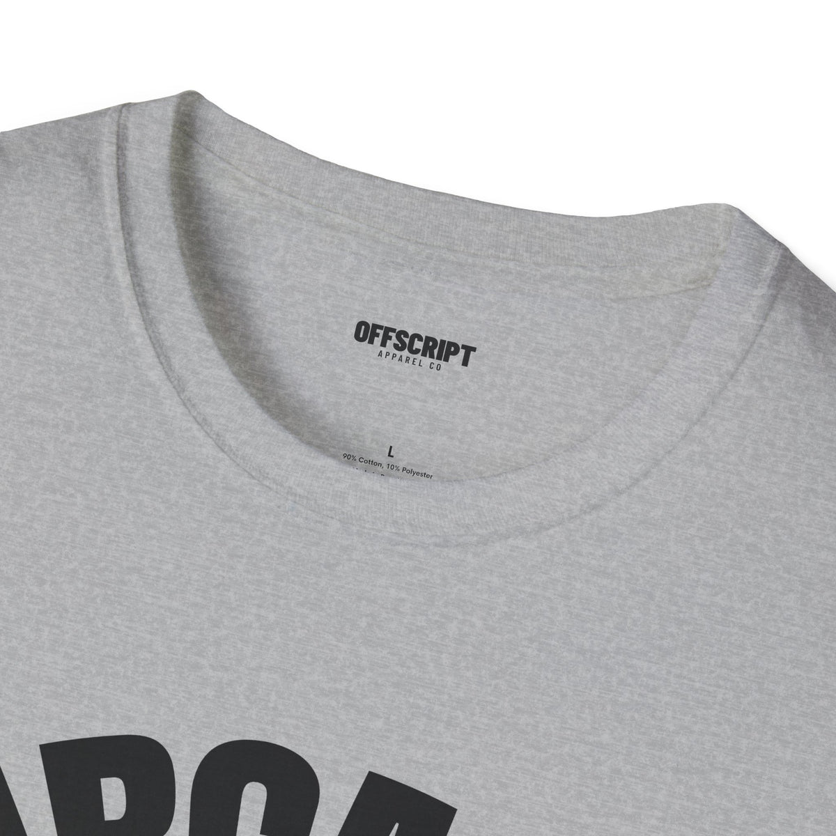 Sarcasm T-Shirt – 'Sarcasm' Bold Graphic Tee with Subtle Script Accent