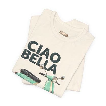 Ciao Bella Vespa Scooter Graphic T-Shirt
