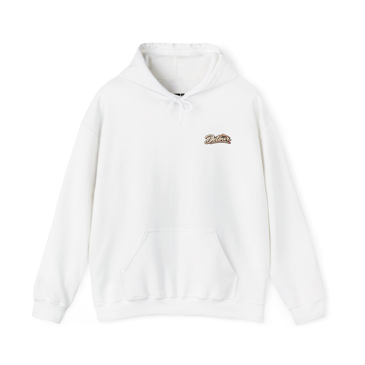 Detour Vintage Hot Rod Hoodie — "Take The Long Way" Classic Car Sweatshirt